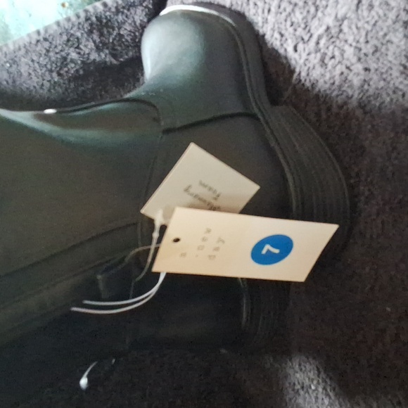 Brand new pair of A New Day tall black Moto-Biker style boots. With original box - Picture 4 of 5